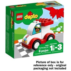 DUPLO / LEGO My First Race Car Set # 10860 - 6 Pieces - Retired Set